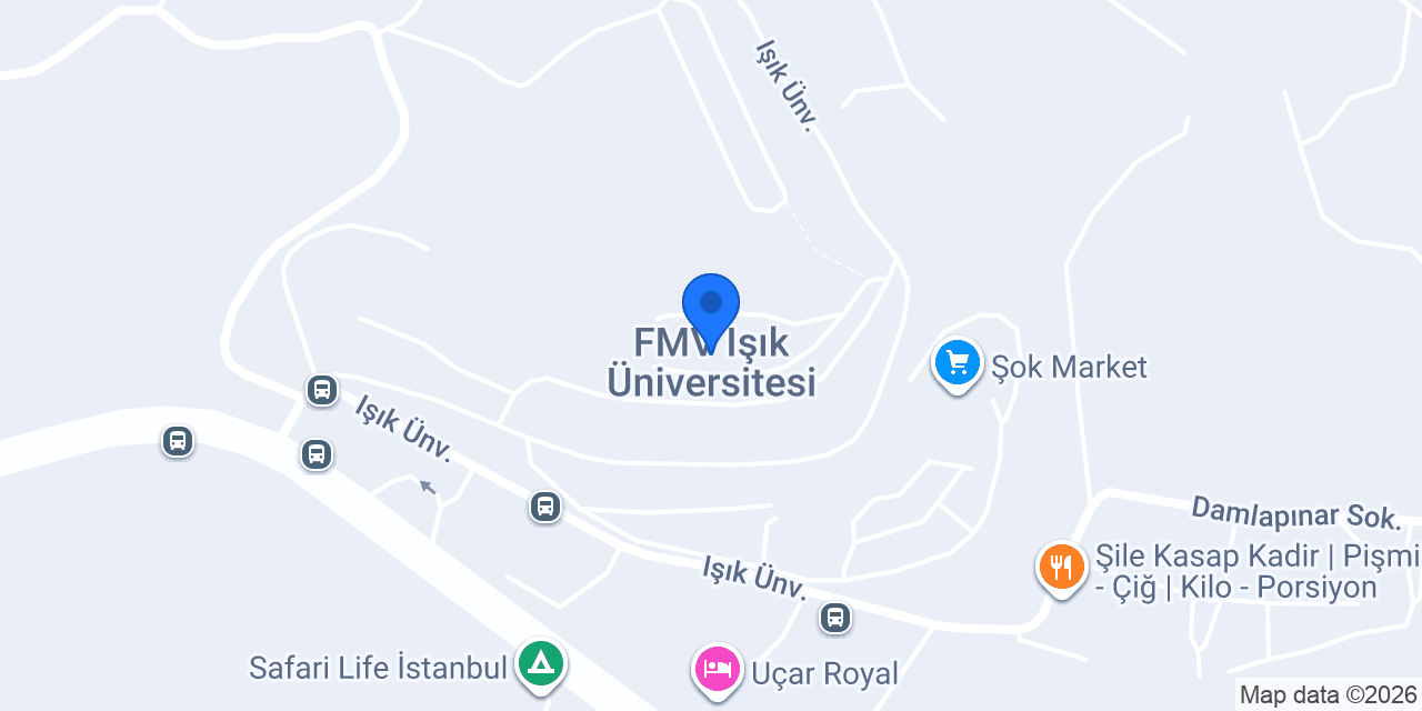FMV Işık Üniversitesi konumu