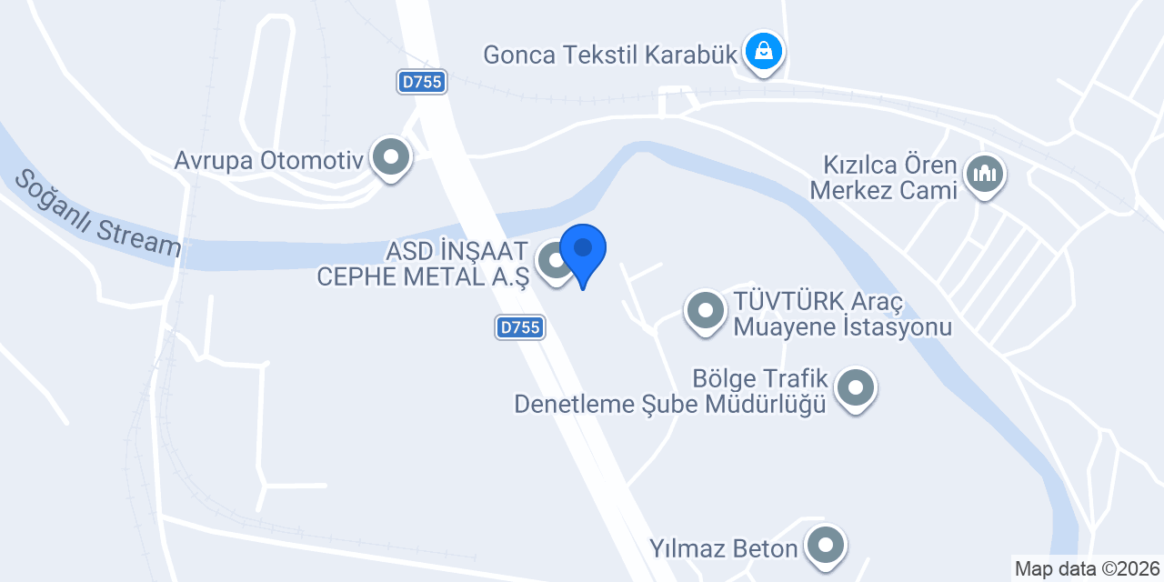 Coşkun Pen Fabrika konumu