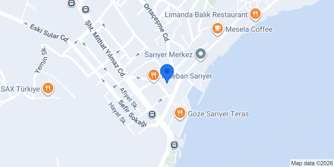 Halkbank Sarıyer Şubesi konumu