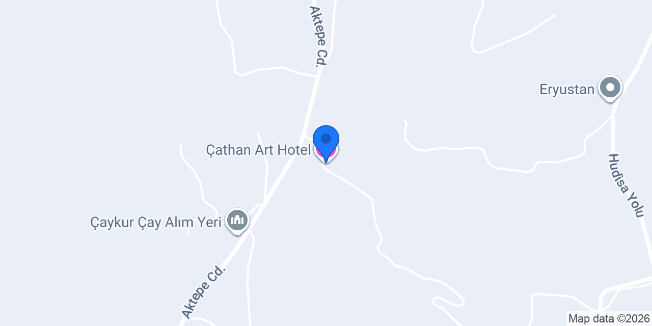 Çathan Art Hotel konumu