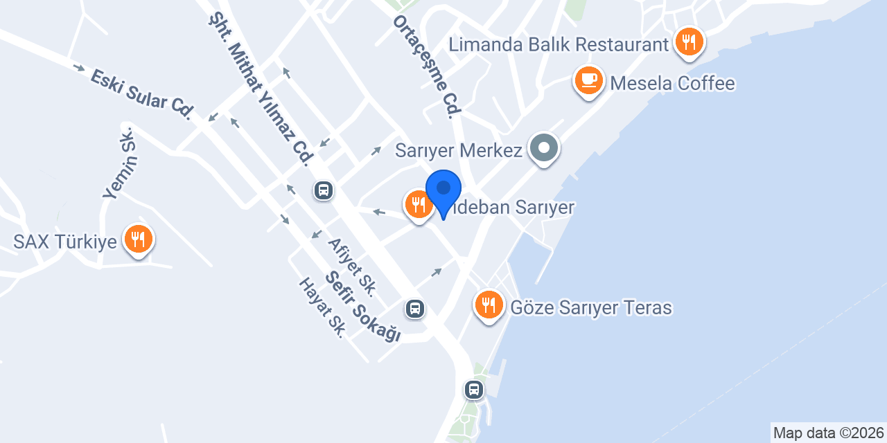 Sarıyer Final Vip Kurs konumu