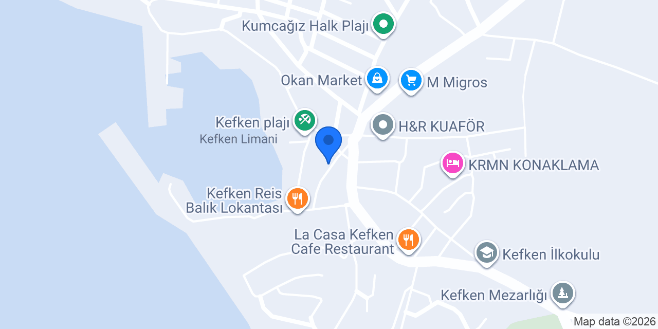 Korsan Cafe konumu