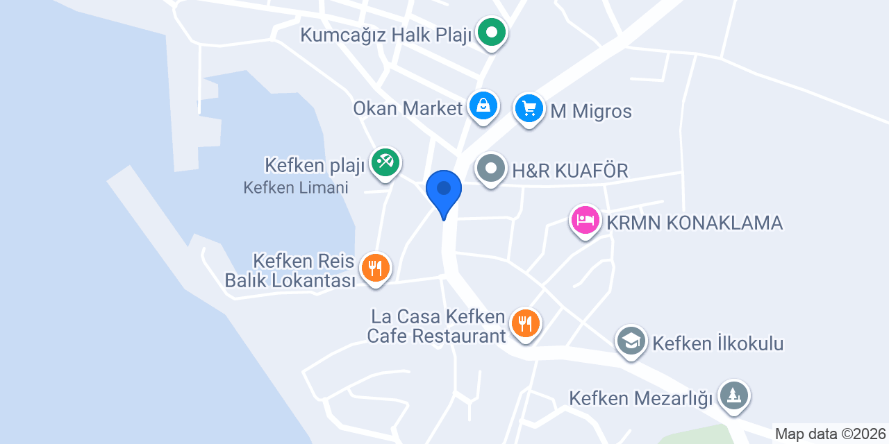 Kefken Taksi konumu