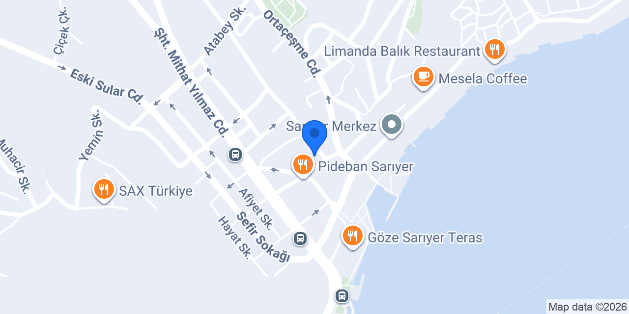 Furkan Sarıyer Börekçisi konumu