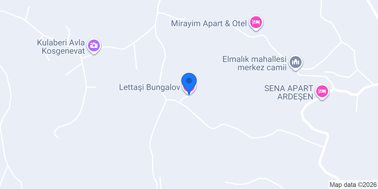 Lettaşi Bungalov konumu