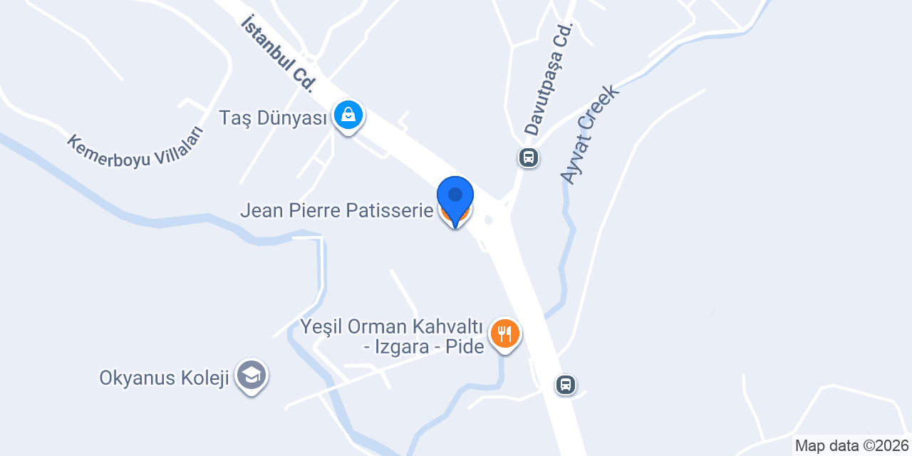 Jean Pierre Patisserie konumu