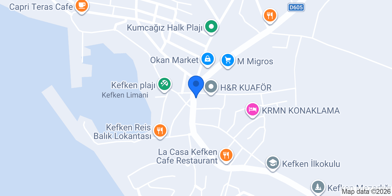 KefkenPERYA cafe& pastane& kahvalti konumu