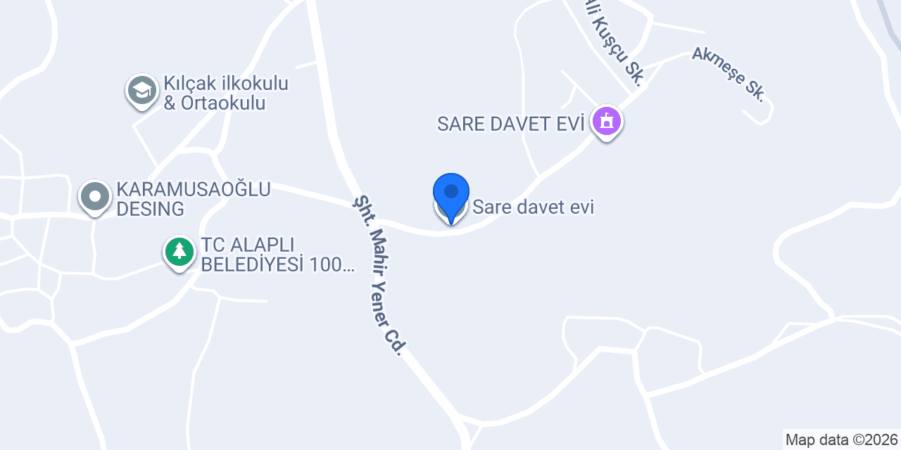 Sare davet evi konumu