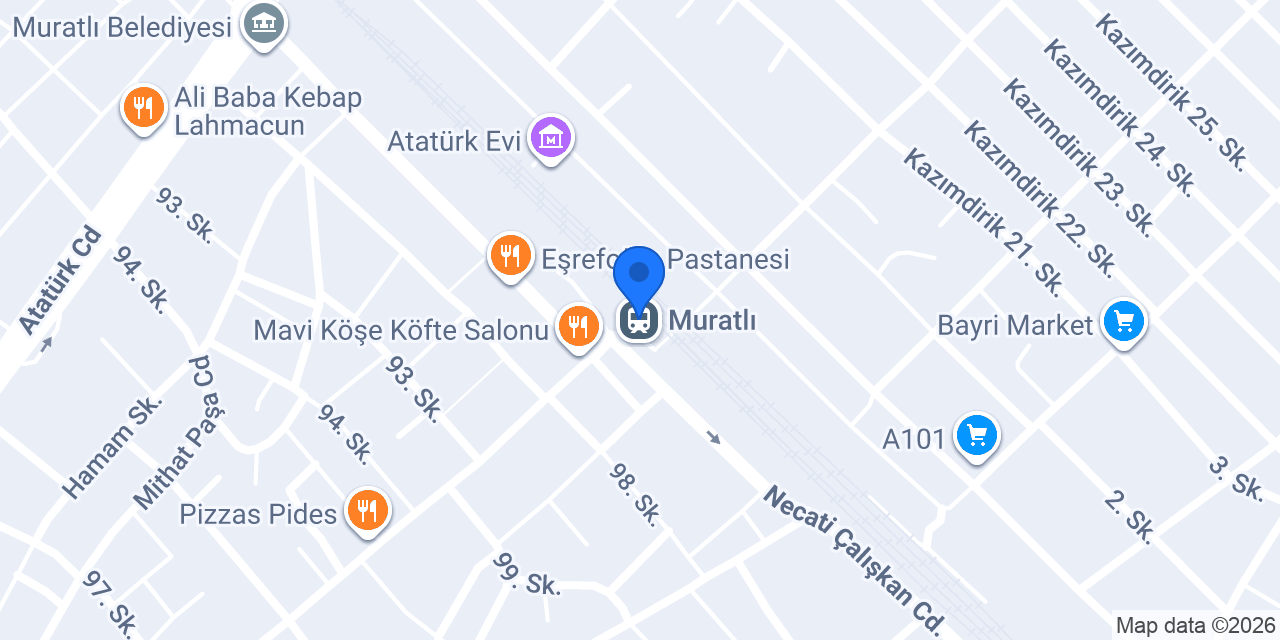 Muratlı konumu