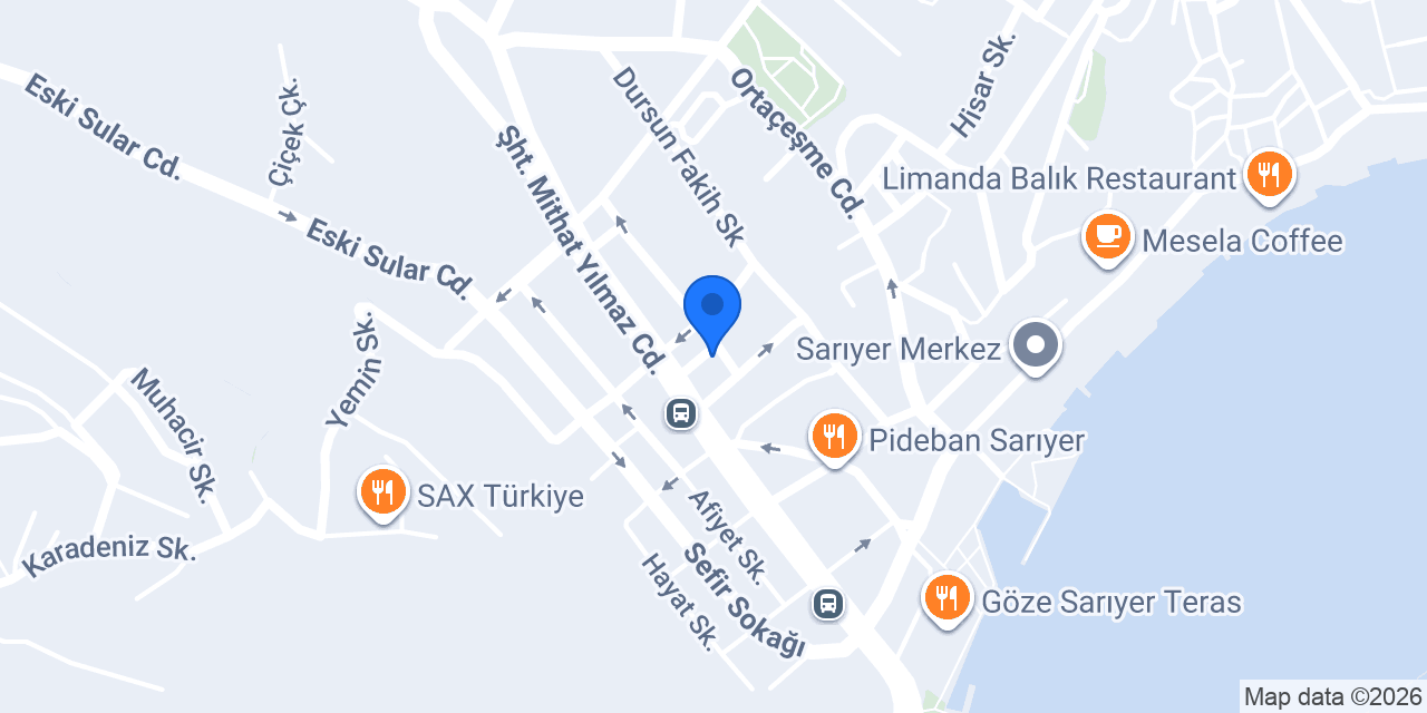Altın Makas Terzi konumu