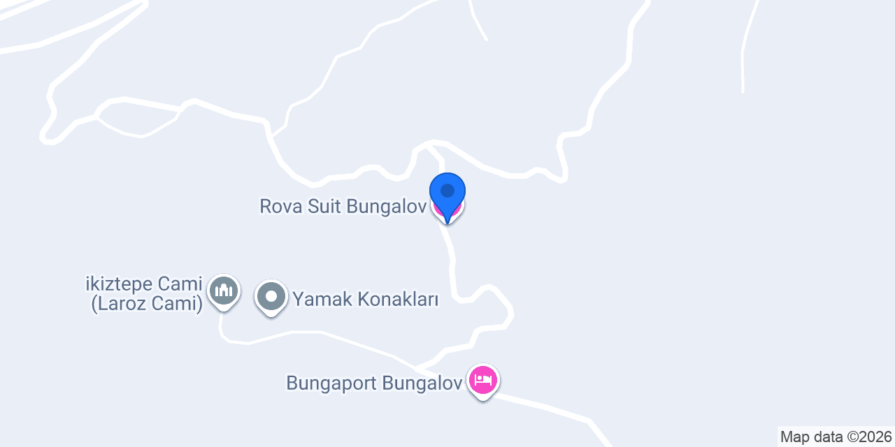 Rova Suit Bungalov konumu