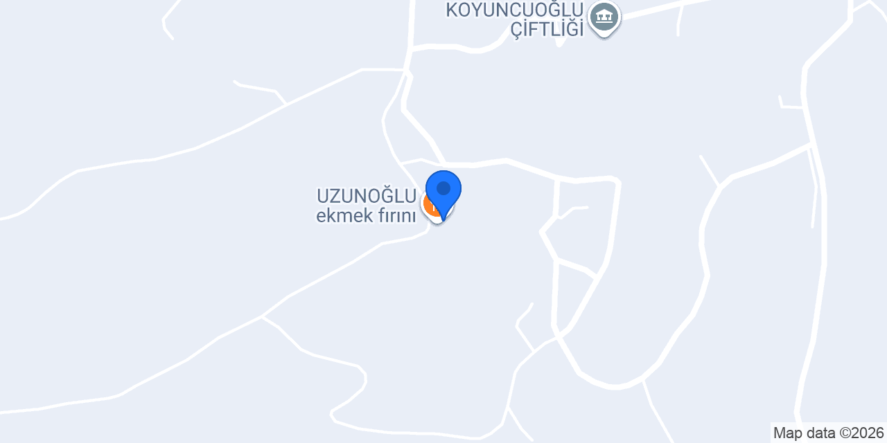 UZUNOĞLU ekmek fırını konumu