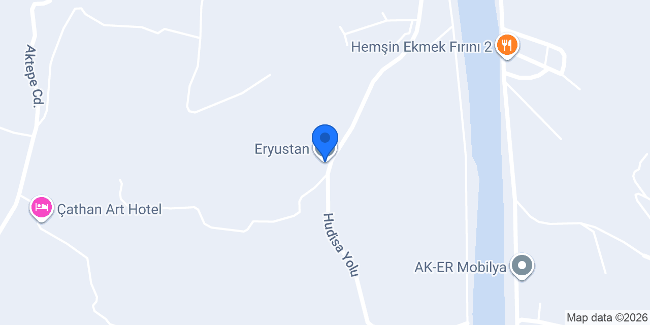 Eryustan konumu