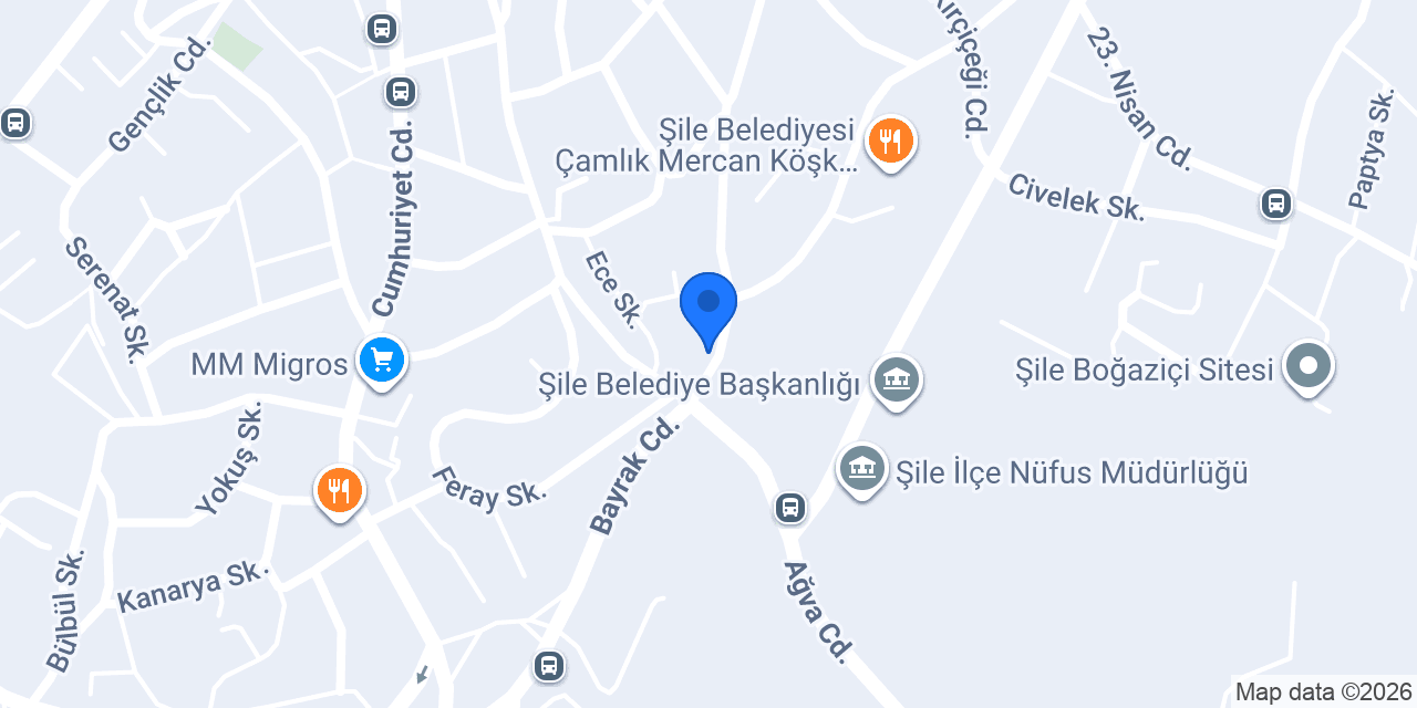 Şile Hemhal Derneği konumu