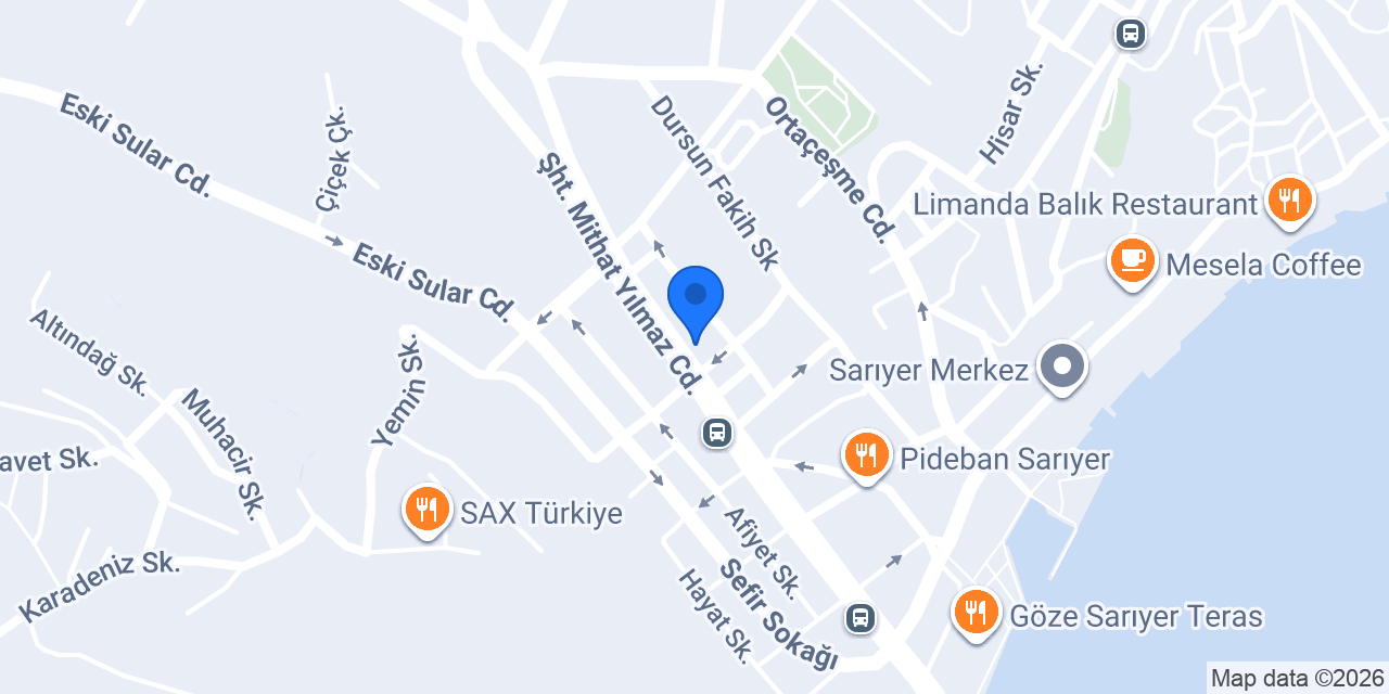 Burger Ye / Sarıyer konumu
