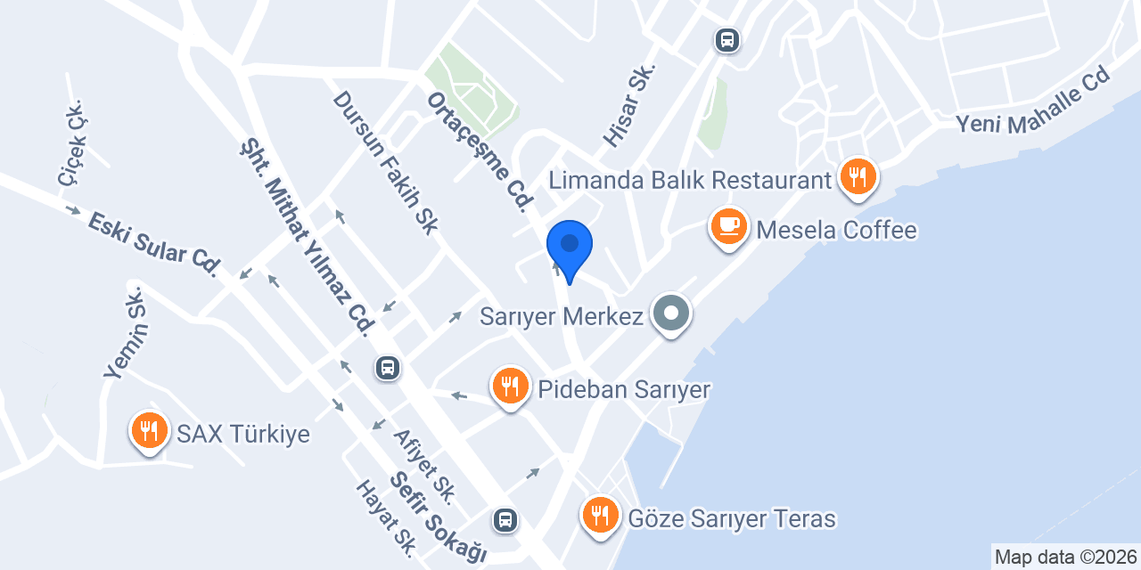 Deniz Elektrik Sarıyer konumu