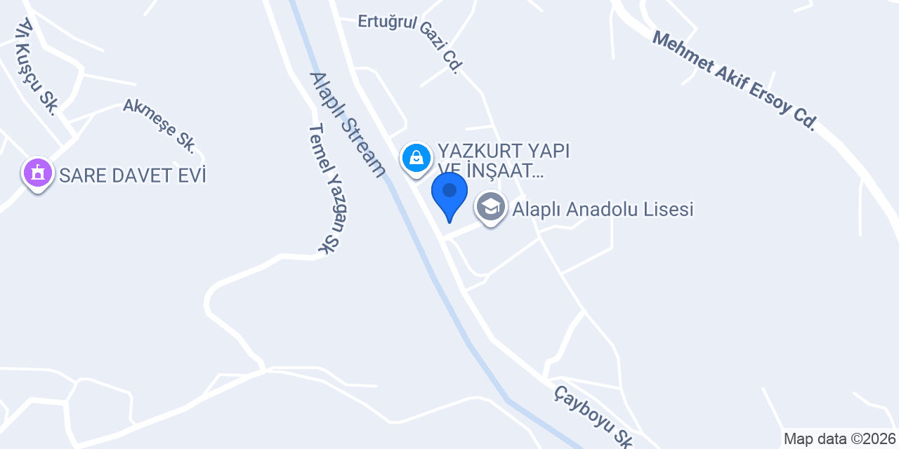 Erçal Fındık Fabrikası konumu