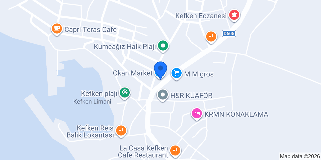 Okan Market konumu
