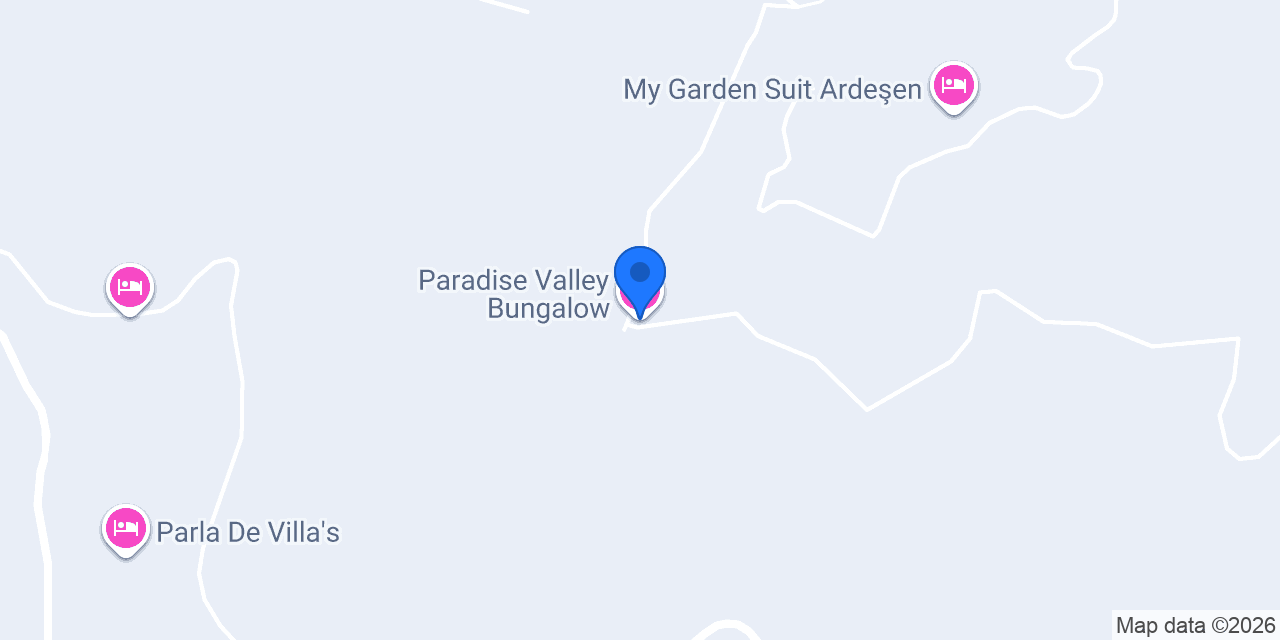 Paradise Valley Bungalow konumu