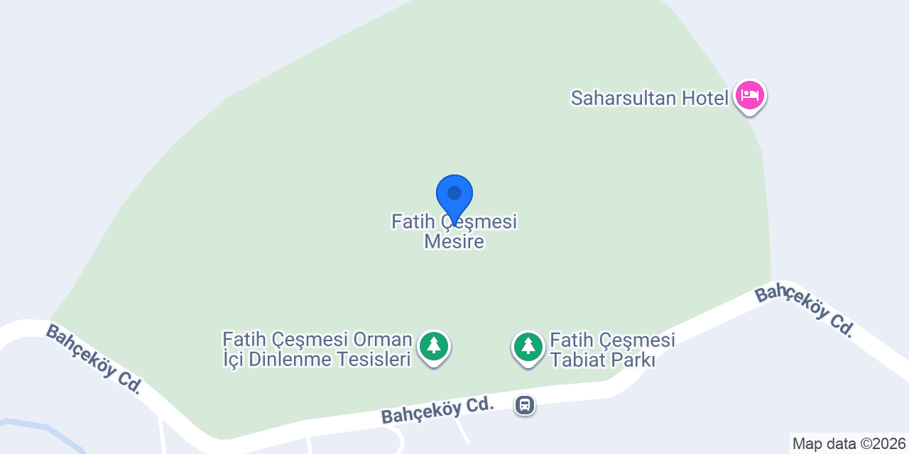 Fatih Çeşmesi Mesire konumu