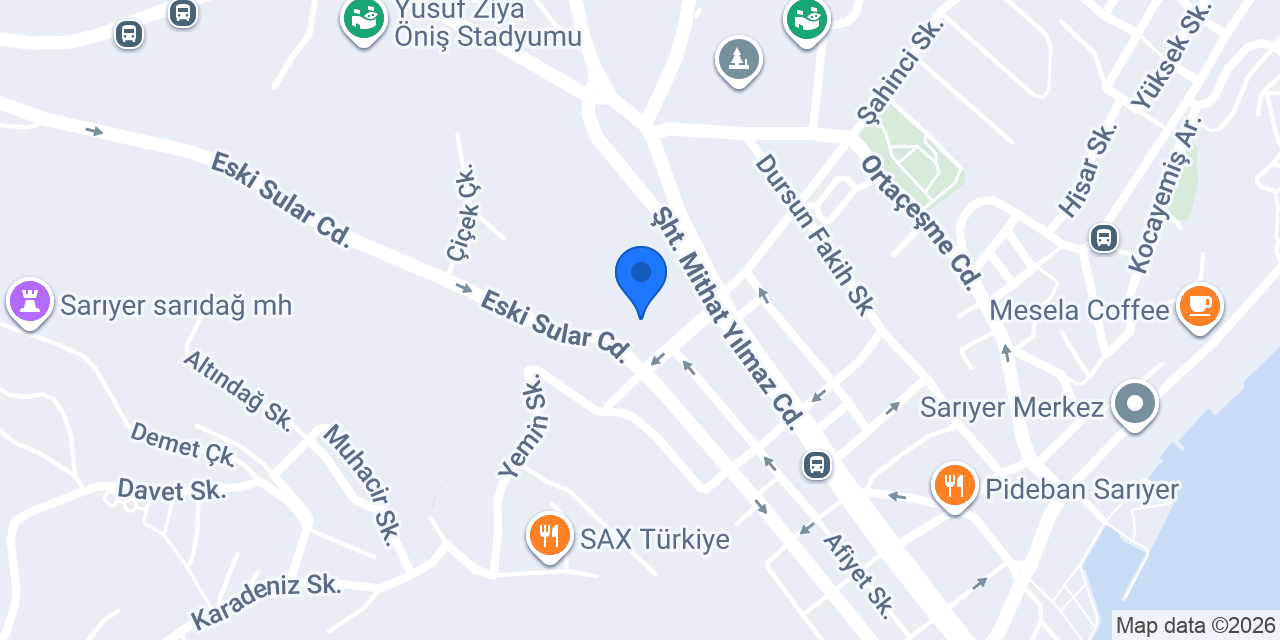 Sarıyer Mini Mini Anaokulu konumu