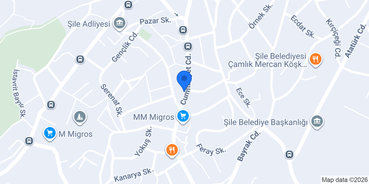 Akçaabat Köftecisi konumu
