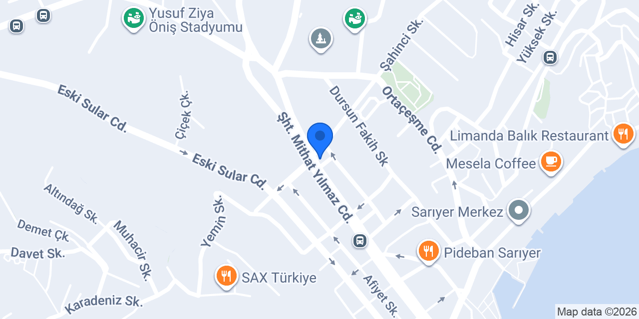 Sarıyer Divan Doner konumu