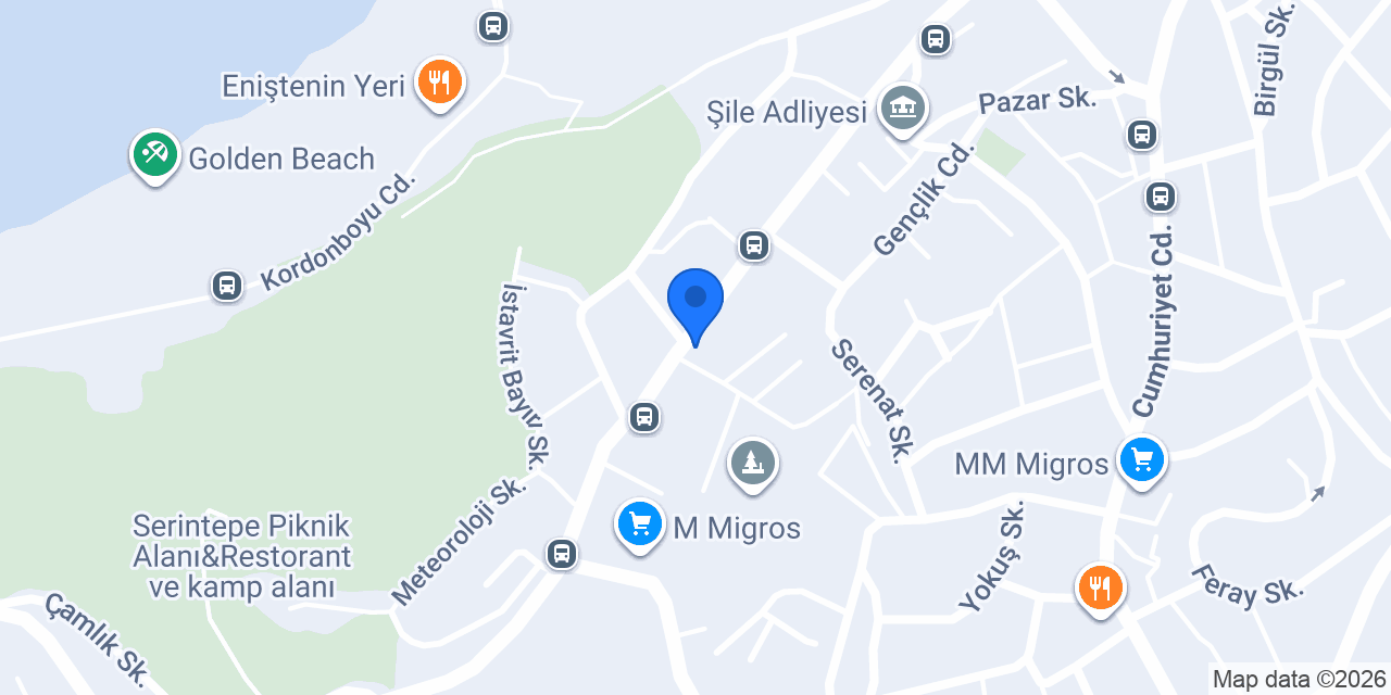 Özel Şile sağlı Kabini konumu