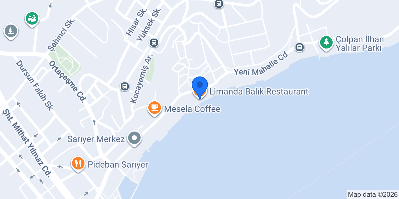 Limanda Balık Restaurant konumu