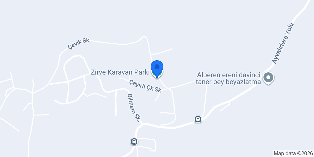 Zirve Karavan Parkı konumu