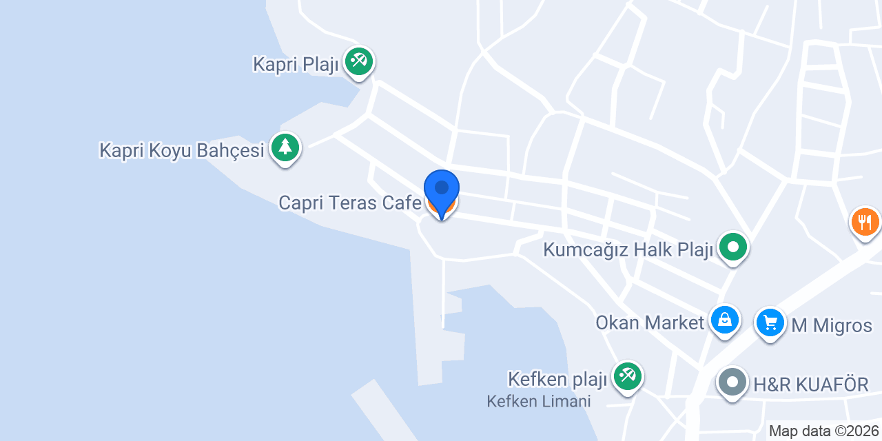 Capri Teras Cafe konumu