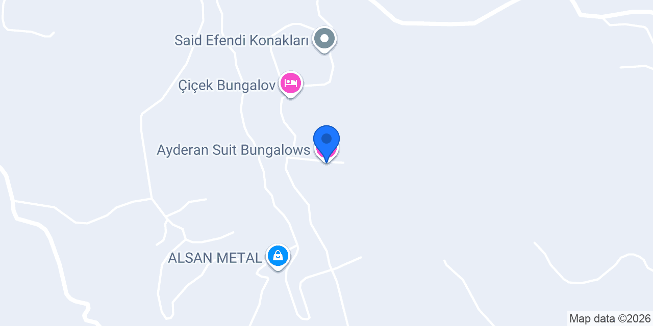 Ayderan Suit Bungalows konumu