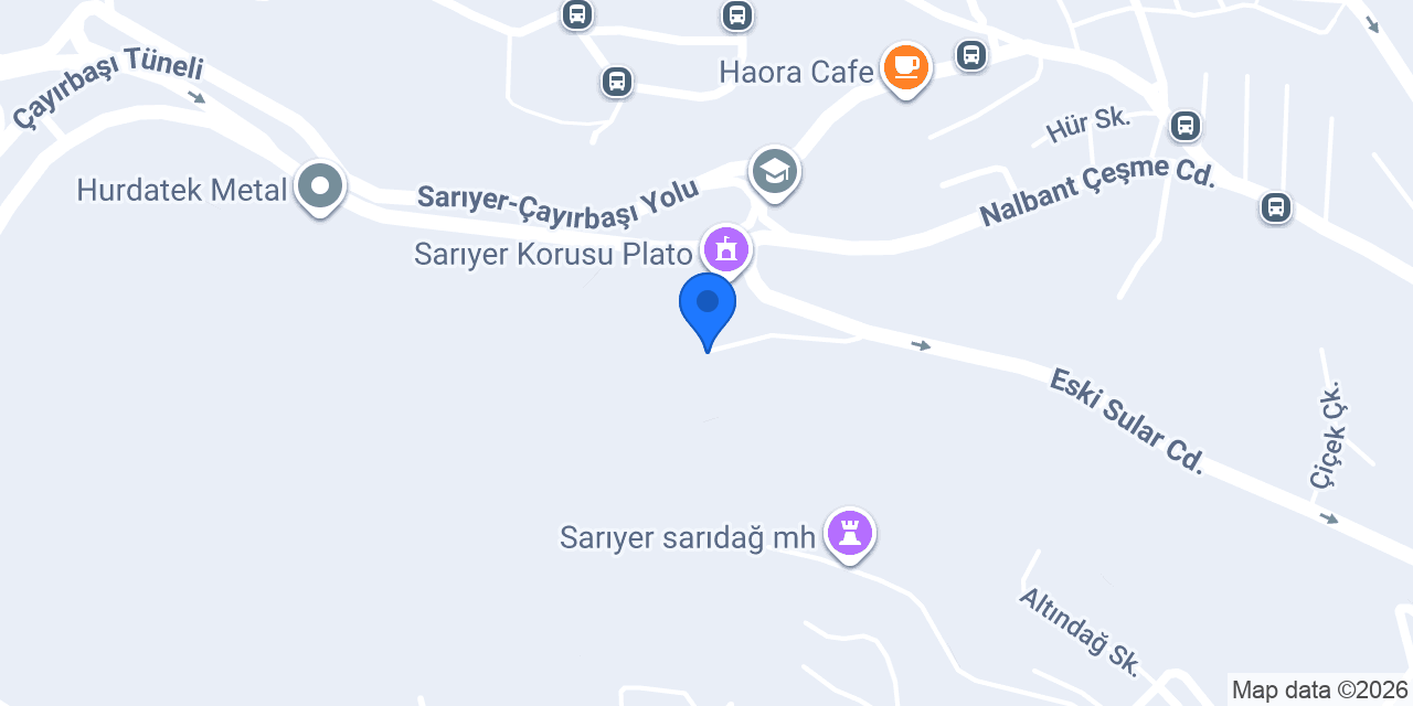 Hünkar Suyu Korusu konumu