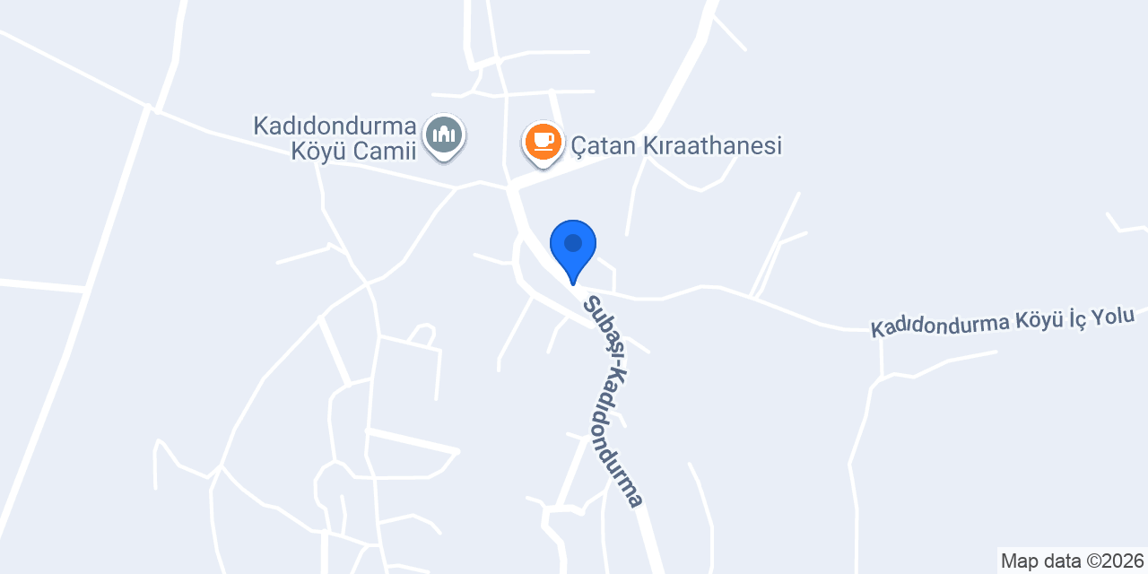 Kadıdondurma İlköğretim Okulu konumu