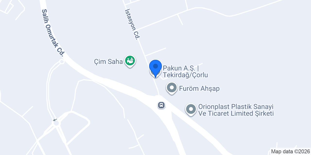 Pakun A.Ş. | Tekirdağ/Çorlu konumu