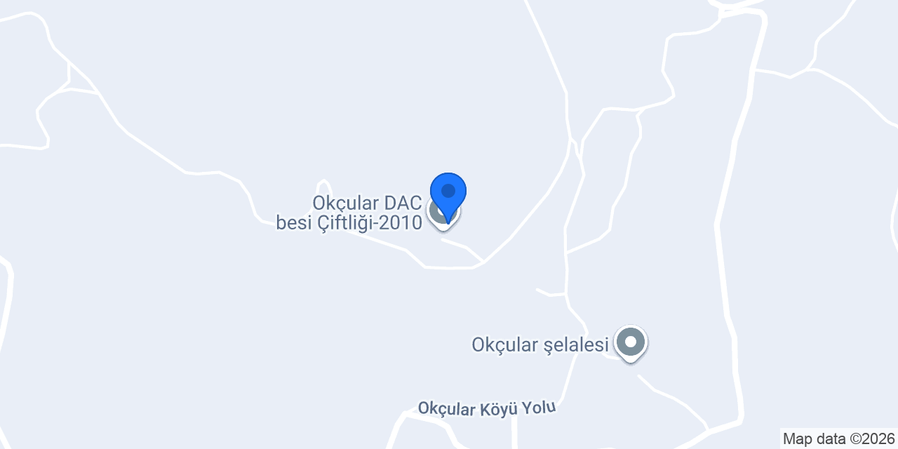 Okçular DAC besi Çiftliği-2010 konumu