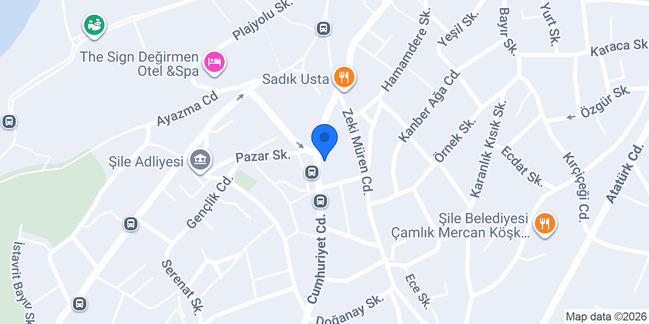 Maydonoz Döner Şile konumu