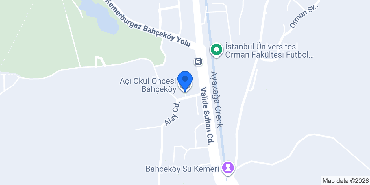 Açı Okul Öncesi Bahçeköy konumu