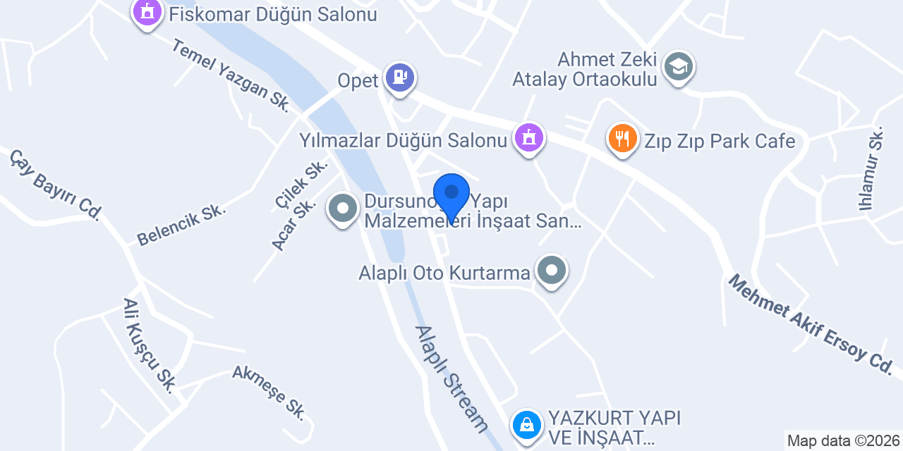 Başkaya Orman Ürünleri konumu