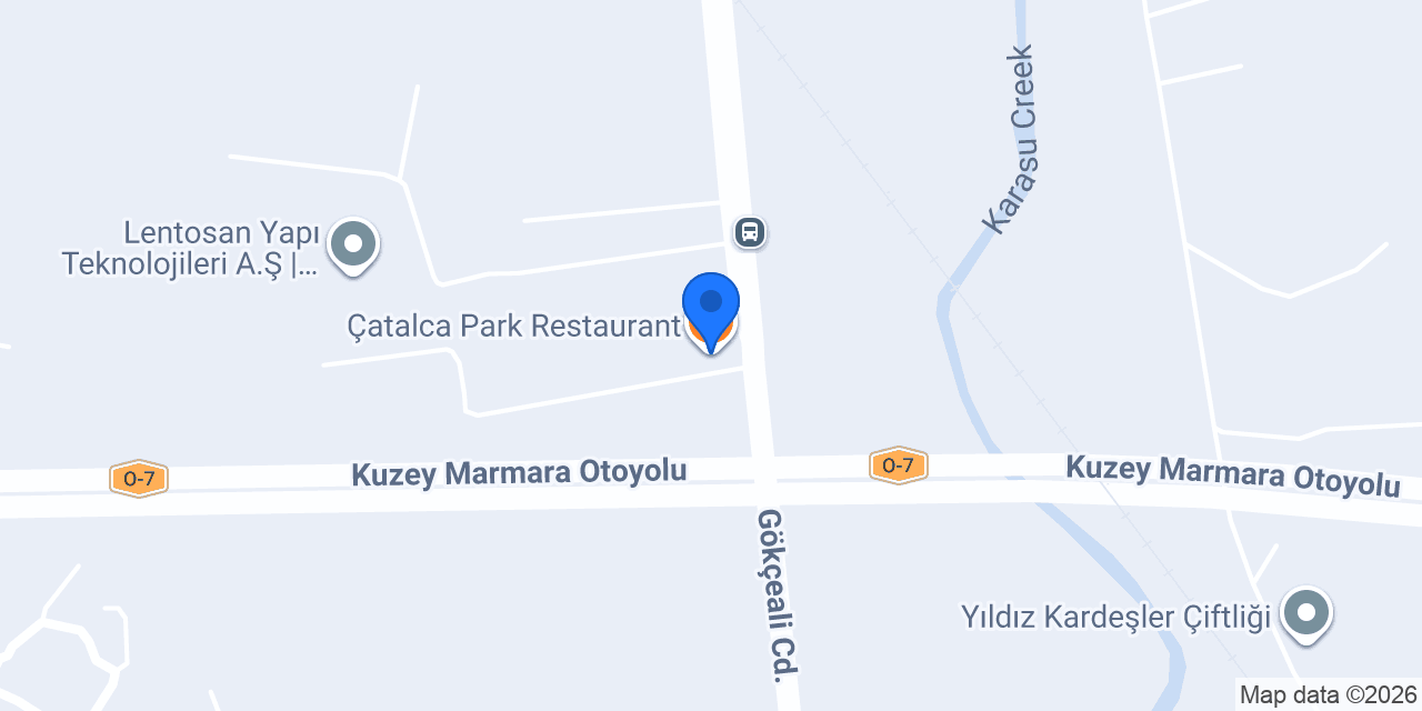 Çatalca Park Restaurant konumu