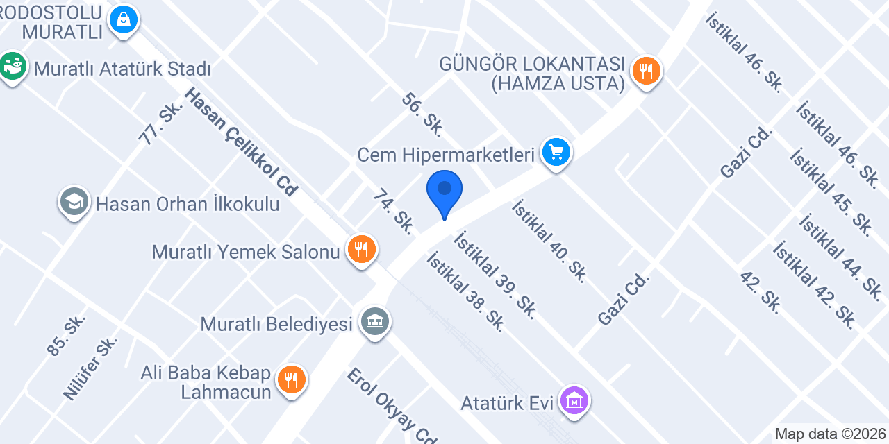 Özel Muratlı Çözüm Kişisel GelişimKursu konumu