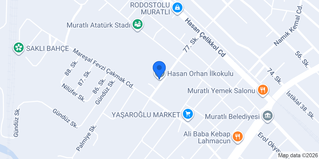 Hasan Orhan İlkokulu konumu