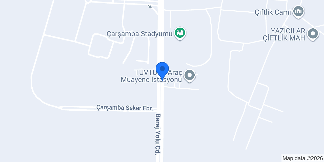 Mapa Beton konumu