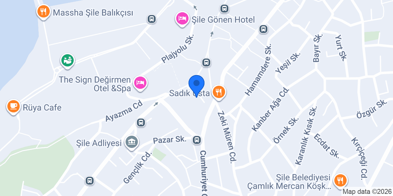 Şile Umut Sigorta konumu