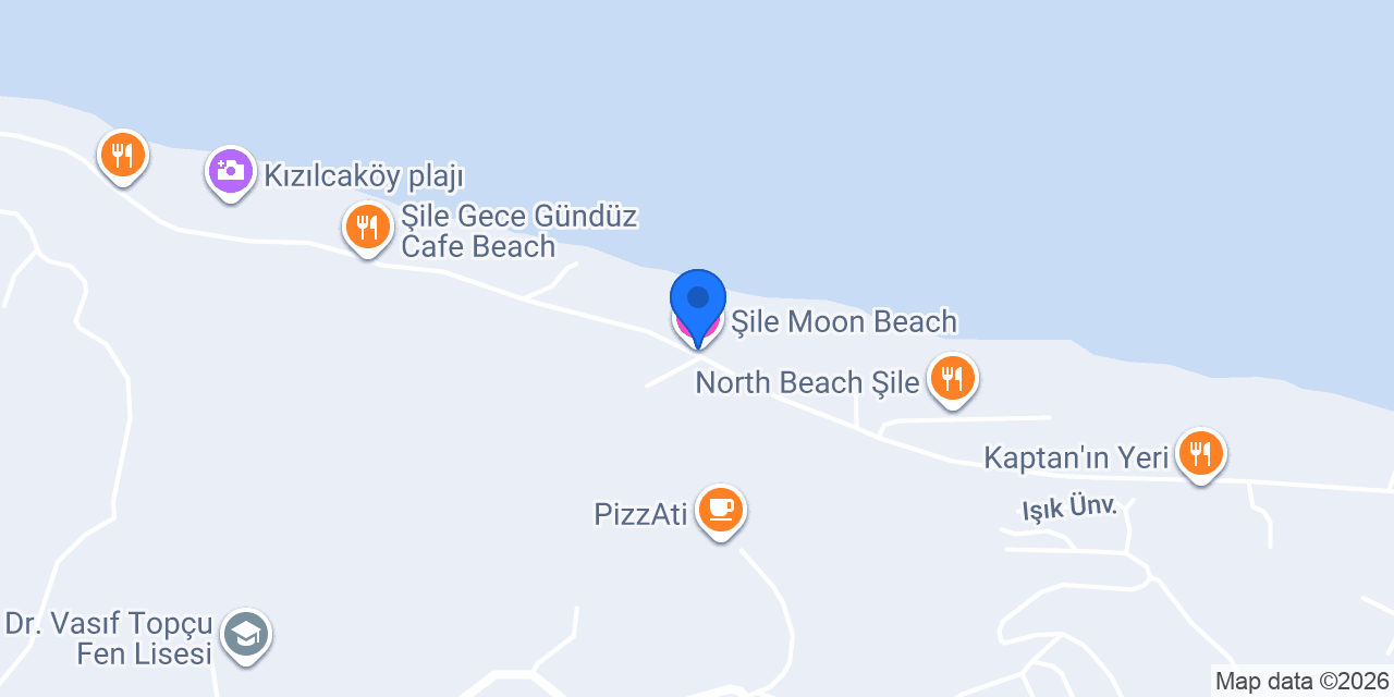 Şile Moon Beach konumu