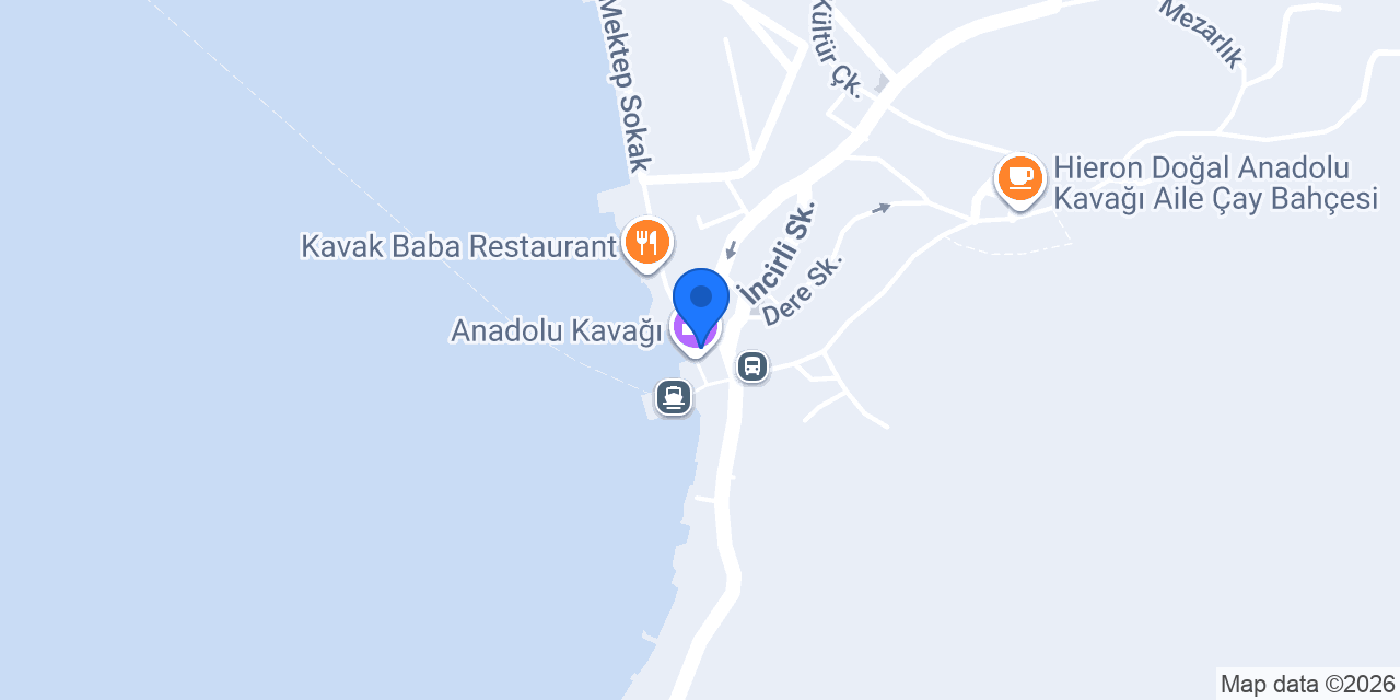 Çapari Restaurant Anadolu Kavağı konumu