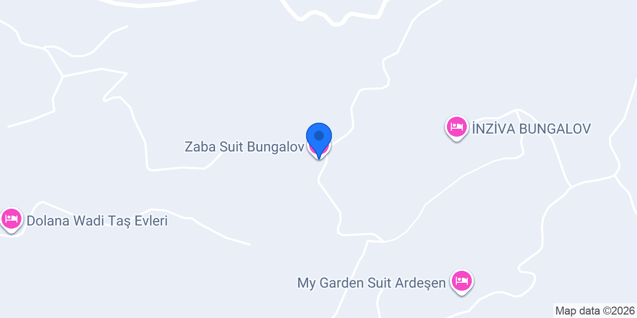 Zaba Suit Bungalov konumu