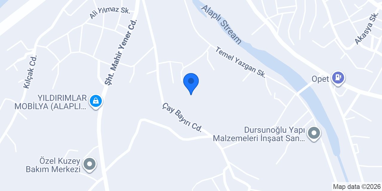ALAPLI KARŞIYAKA ORTAOKULU konumu
