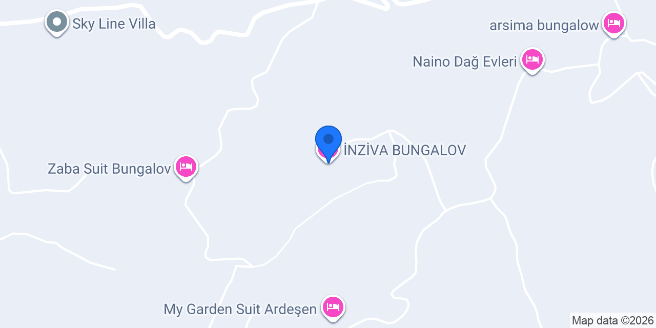 İNZİVA BUNGALOV konumu