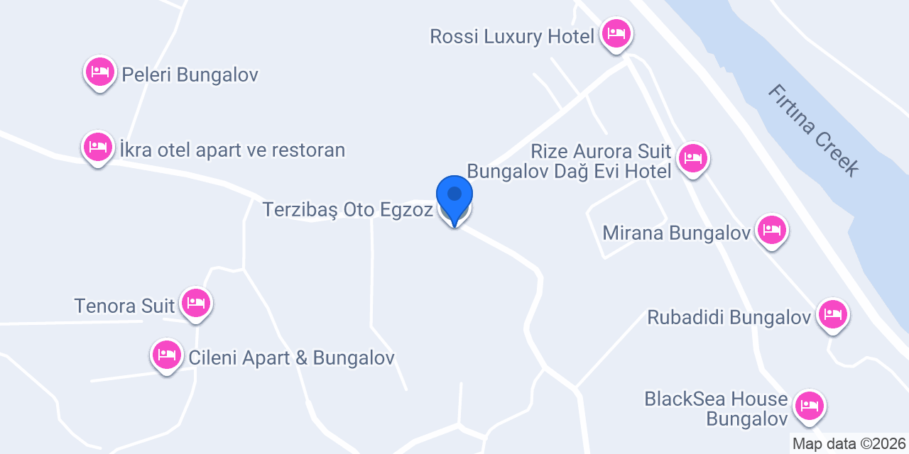 Terzibaş Oto Egzoz konumu